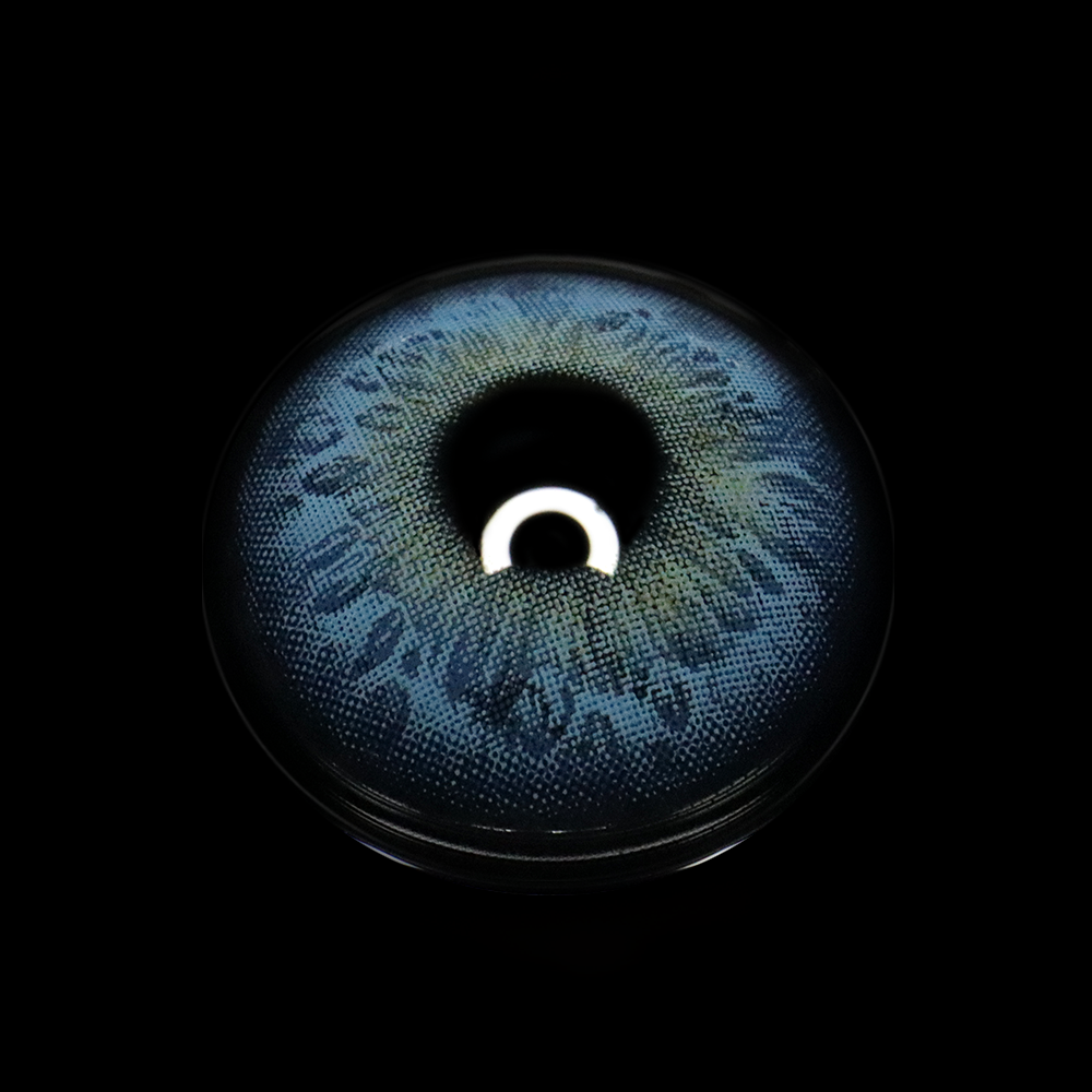 Kelly Blue Coloured Contact Lenses